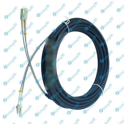 Outdoor Field Fiber Patch Cord LC to SC LC-SC MM MultiMode Duplex Cable 100M *vy