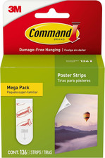 Command Poster Hanging Strips, 136 Total Strips (17024-136ES) 136 136 0.21 per strip