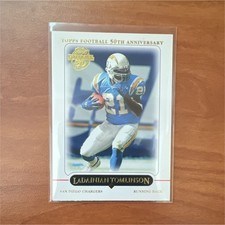 Topps 2005 Football 50th Anniversary LaDainian Tomlinson #154 San Diego Chargers