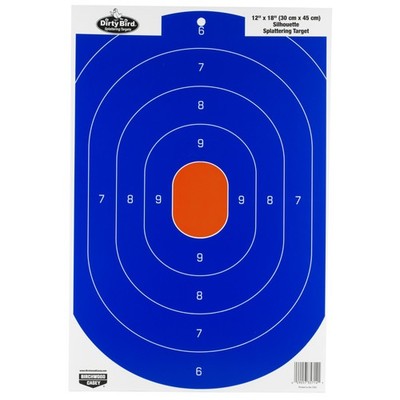 Birchwood Casey 35718 Dirty Bird  Silhouette Tagboard Hanging Universal 12'' x 18
