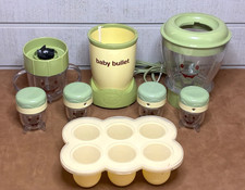 BABY BULLET Food Blender Processor System BB-101  16 Pc Lot  Tested Works