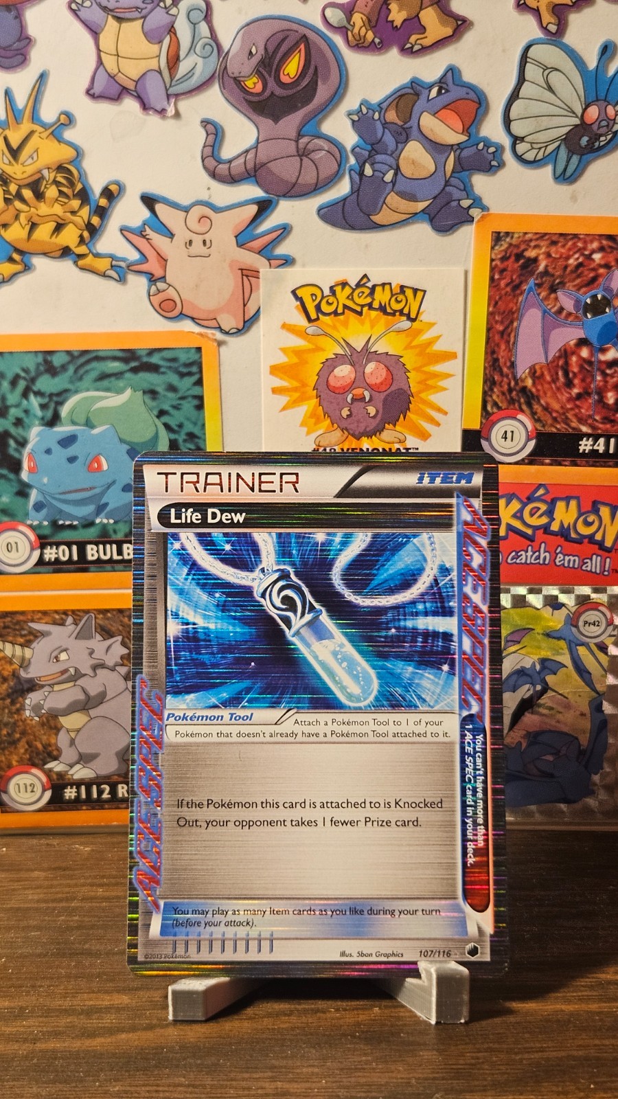 Pokémon TCG Life Dew 107/116 Plasma Freeze Holo Rare - Lightly Played
