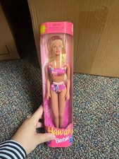 VTG 1999 Hawaii Barbie NRFB Paradise Flower Bikini Pink