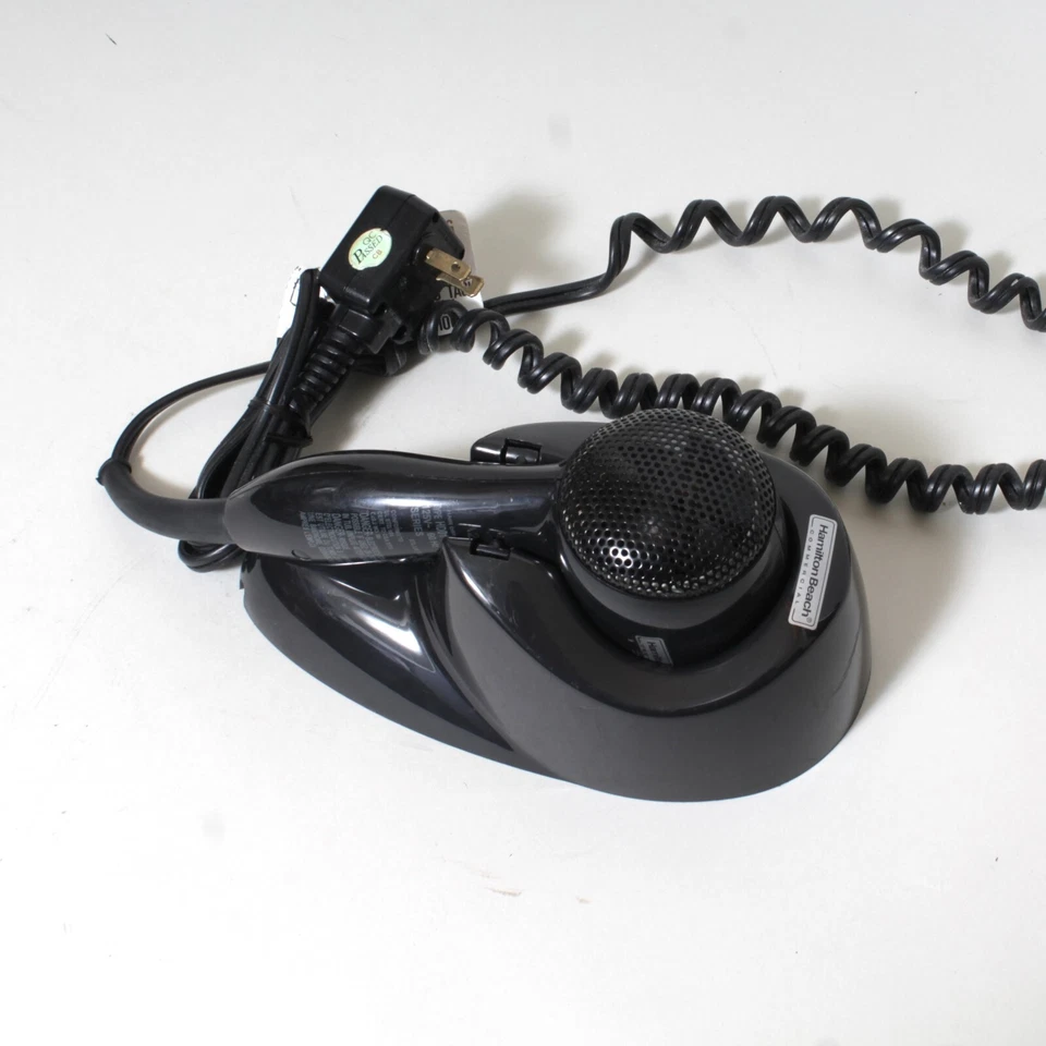 Hamilton Beach HD01 Commercial 1500 Watt Wall Mount Hair Dryer Black 8300B - Image 3 of 4