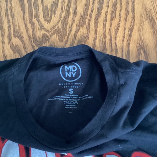 T-Shirt Vanille Eis schwarz Grafik Konzert Small Merch Direct - Bild 10 von 10