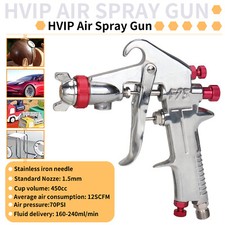 HVLP Air Paint Spray Gun 1.5mm Nozzle Auto Car Paint Sprayers Compressor Tools