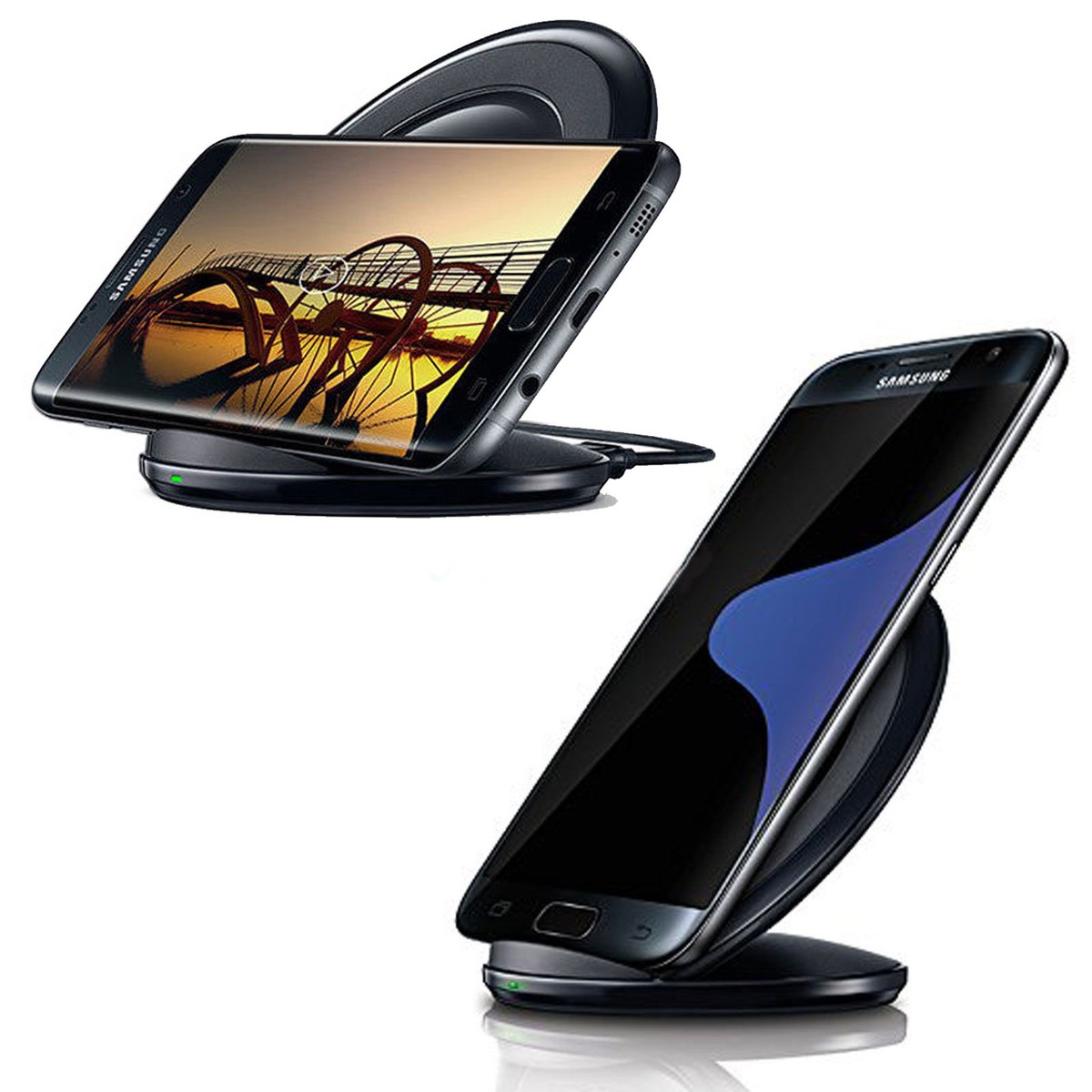 Edge Plus Wireless Charger For Samsung Galaxy S6 Coils Qi Wireless