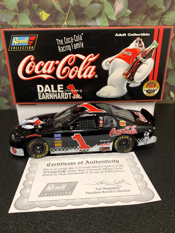 REVELL DALE EARNHARDT JR #1 COCA COLA POLAR BEAR 1998 MONTE CARLO 1:18 - Image 2 of 4