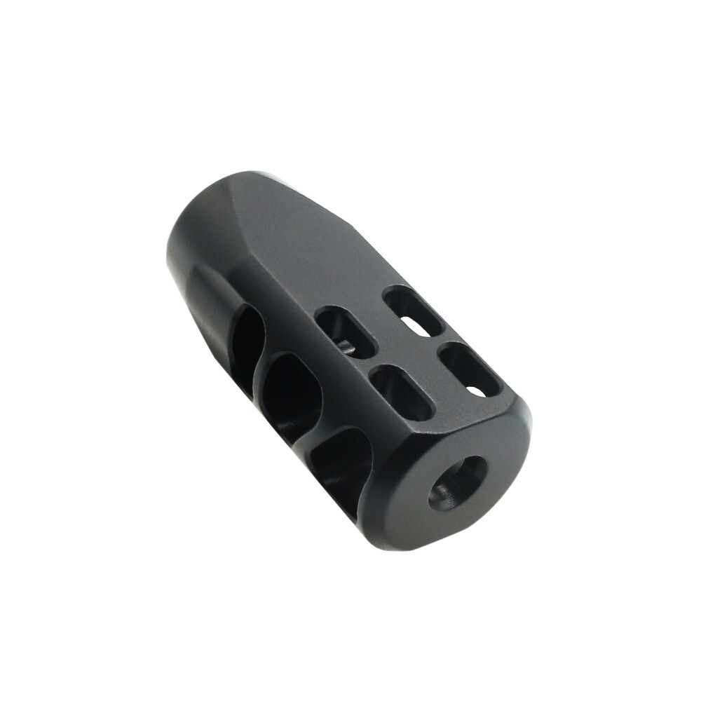 Steel 1/2x28 Tanker Comp 5.56 .223 Muzzle Brake Muzzle Device Ported Compensator