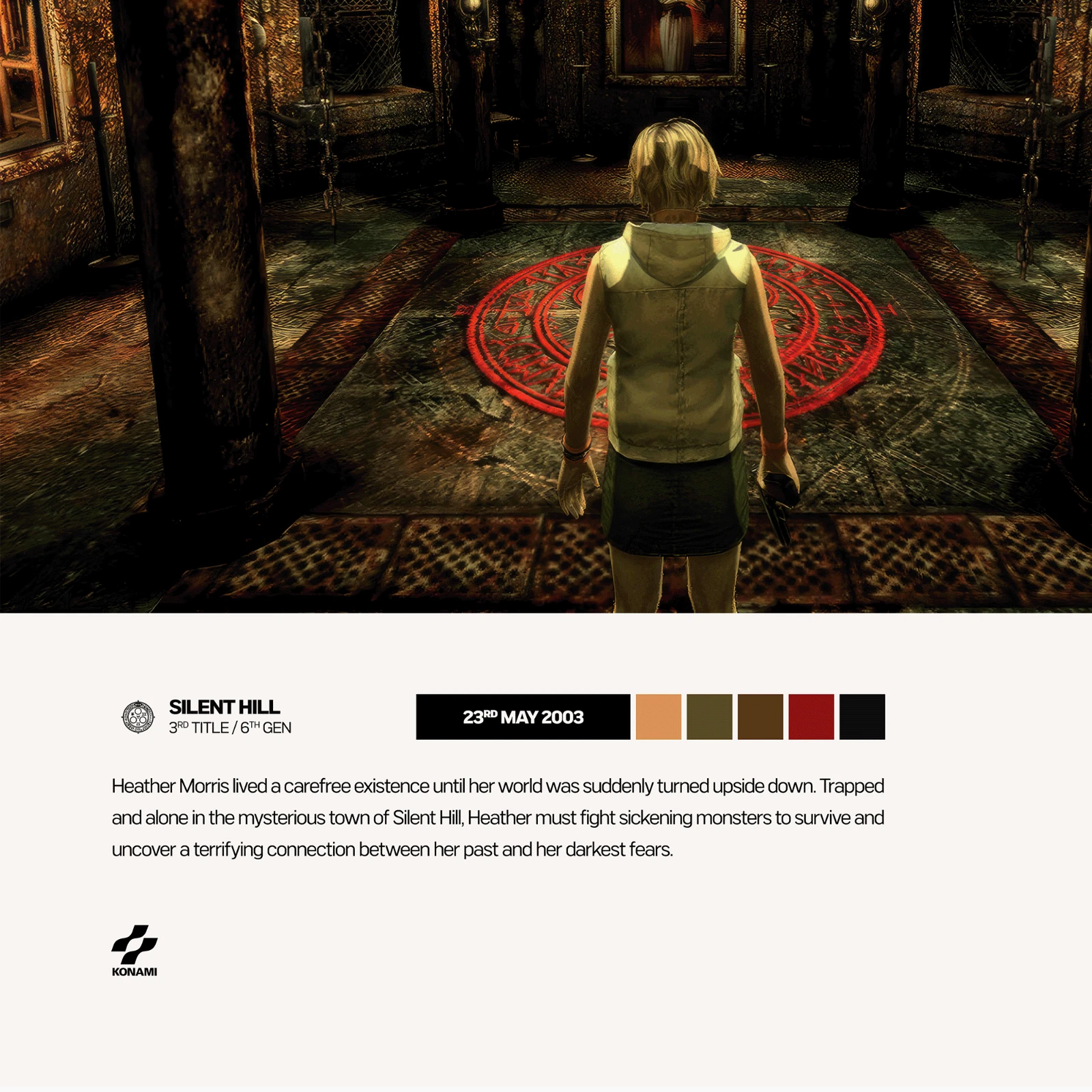 Silent Hill 3 (2003) Video Game Art Poster, Premium Matte Vertical Poster
