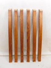 Six 1900's Antique BALUSTERS Stair Railing OAK Square CRAFTSMAN / MISION Style