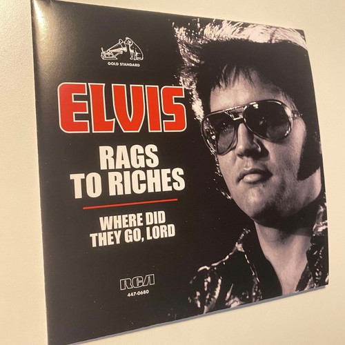 ELVIS PRESLEY, RAGS TO RICHES, GOLD STANDARD (sleeve cover only)