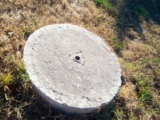 RUOTA DI MACINA IN PIETRA antica 