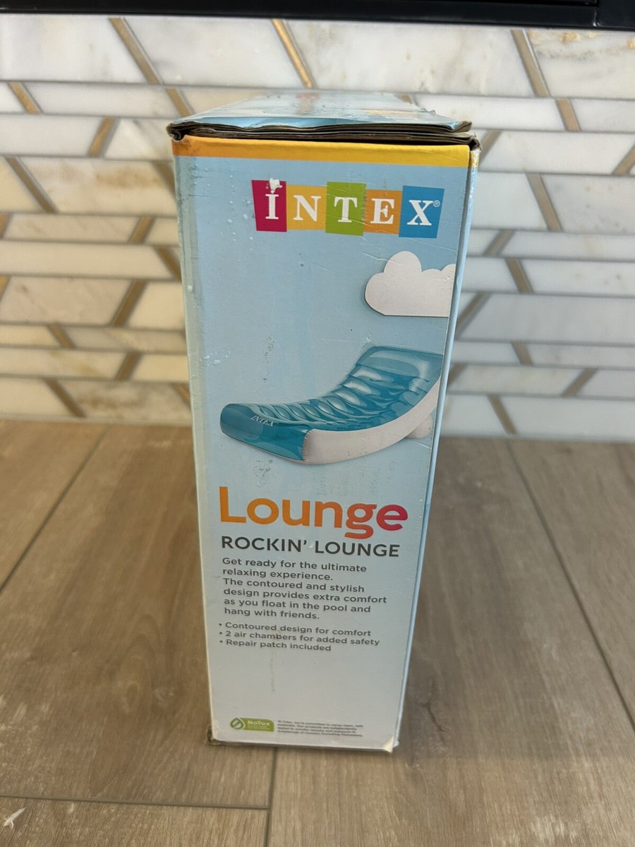 Inflatable Boat Order Intex Rockin' Lounge White Clear Now