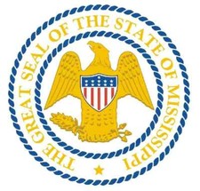 Mississippi State Seal Sticker Decal R525