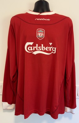 N.Mint) Liverpool FC 2002/04 Home Jersey Shirt Long Sleeve 02 03 