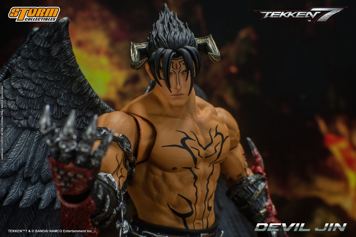 1/12 Tekken 7 Devil Jin Kazama Action Figure Storm Collectibles | eBay