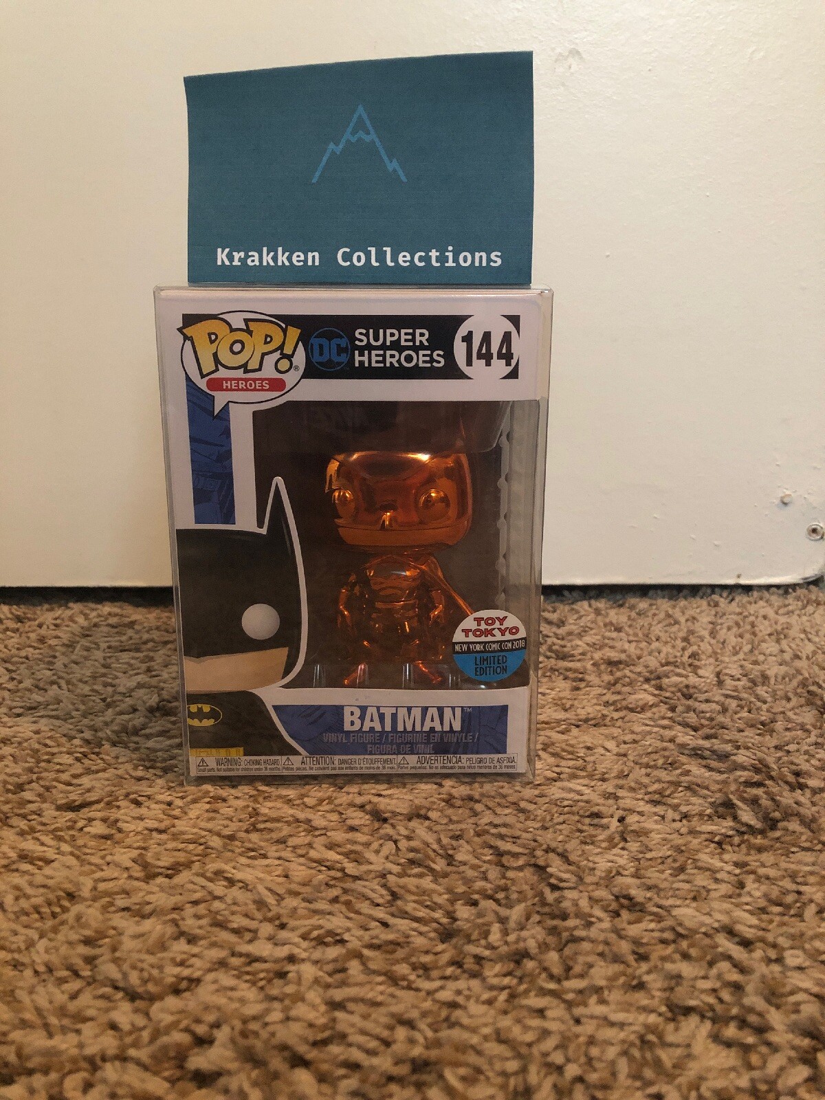 orange chrome batman toy tokyo