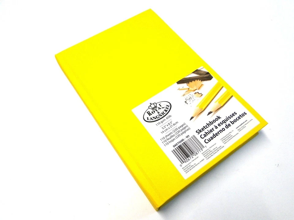 A4 A5 PREMIUM HARDBACK ARTIST SKETCHING DRAWING BOOK PADS 220 PAGES 110gsm PAPER - image 4 of 4