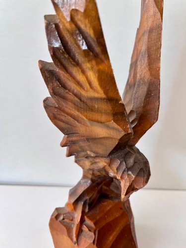 Aquila sovietica in legno vintage - decorazione classica per interni e atmosfere - Foto 4 di 11