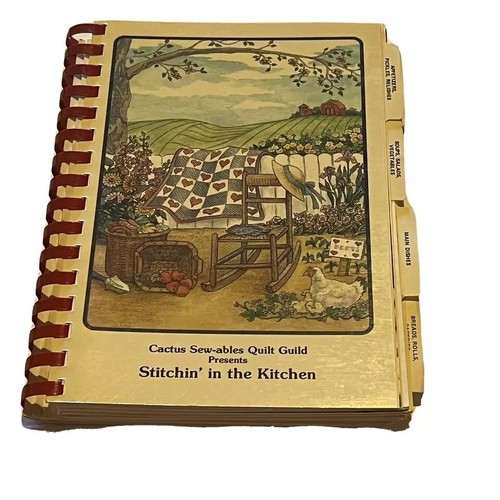 Stitchin In The Kitchen Cactus Sew Ables Quilt Guild Vintage Recipe