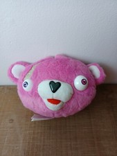 Fortnite Cuddle Team Leader Plush Pink Bear Head Epic Games Russ