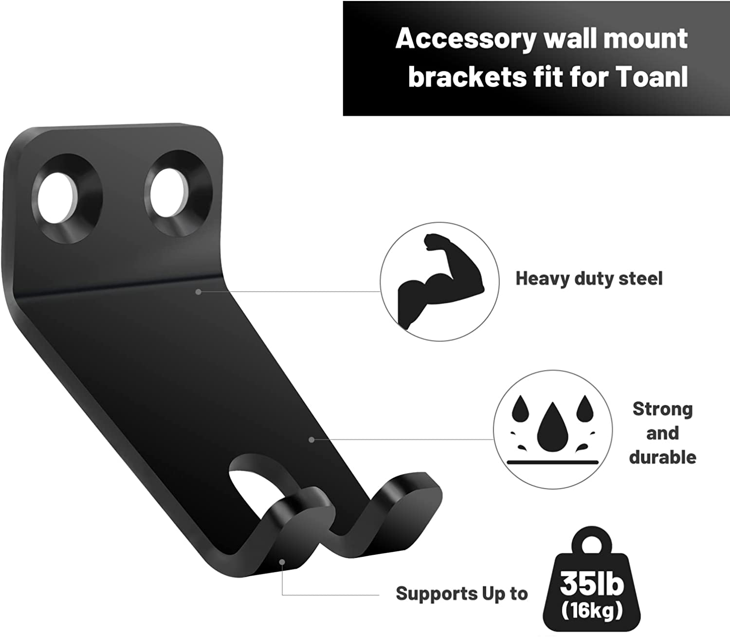 5PCS Special Fit for Tonal Accessories Wall Mount Shelf Clips Adapters