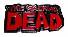 The WALKING DEAD LOGO Metal and Enamel BELT BUCKLE