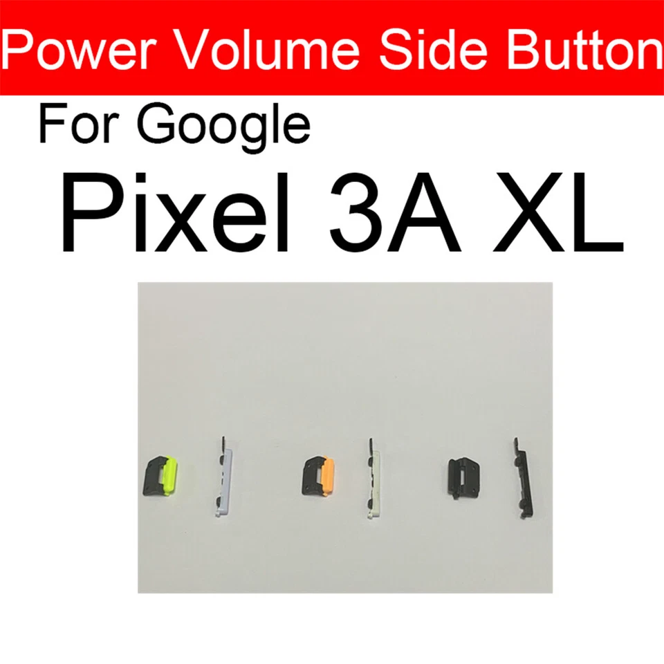 For Google Pixel 3 3XL 3A 3AXL Side Button Keys Power Volume Buttons Replacement - Image 3 of 4