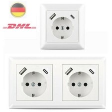 Steckdose mit USB-A & USB-C max. 4000W Ladege...
