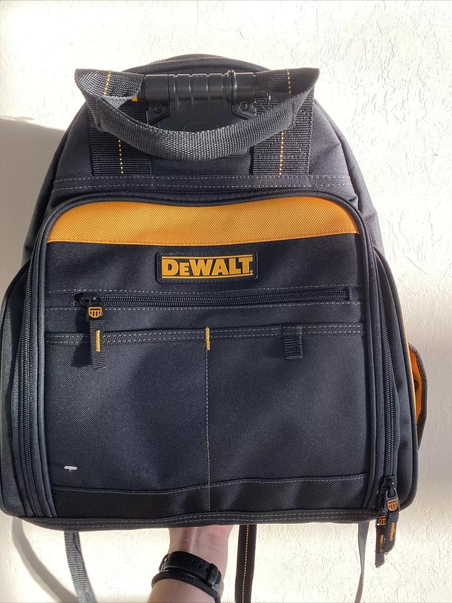 DEWALT DGL523 Lit Tool Backpack Bag 57 Pockets Work Pack Rough