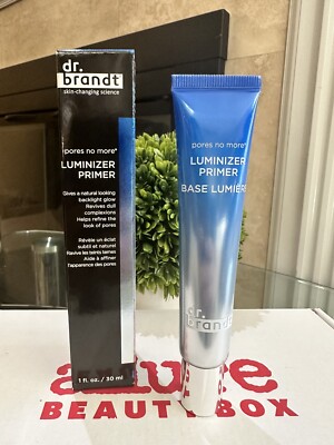 Dr. Brandt Pores No More Luminizer Primer - 1 oz. NWB.