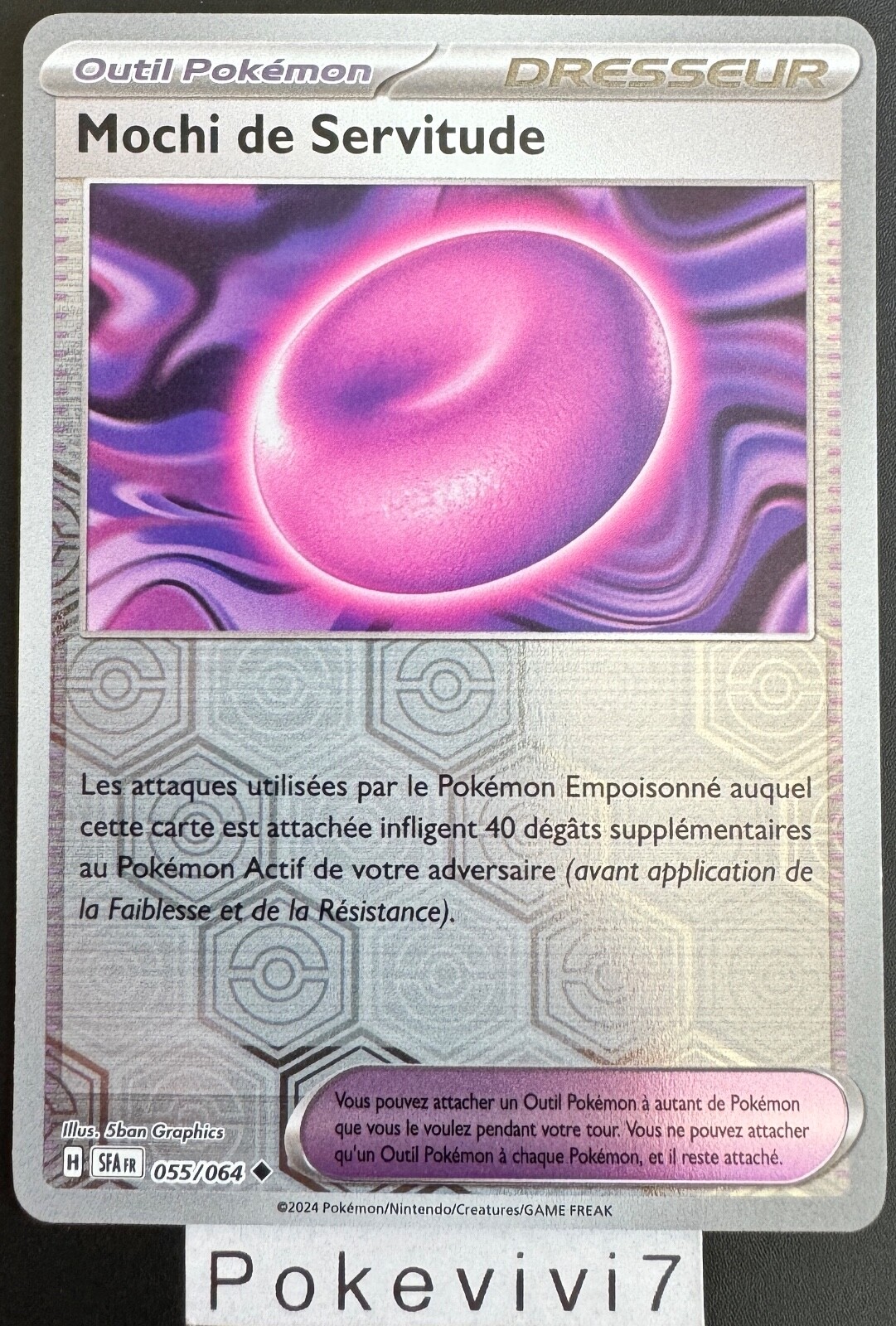 Carte Pokemon MOCHI DE SERVITUDE 055/064 REVERSE EV6.5 SFA FR NEUF