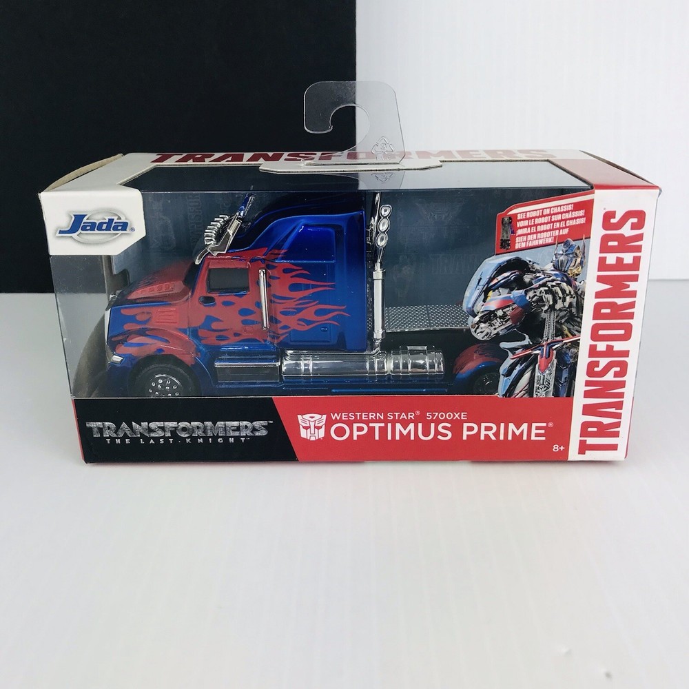 JADA Western Star 5700 Optimus Prime Robot on Chassis Transformers Die-Cast Toy