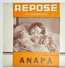 REPOSE for Insomniacs Lambert Black Star ANAPA Lobic Inc Medicine Ink Blotter
