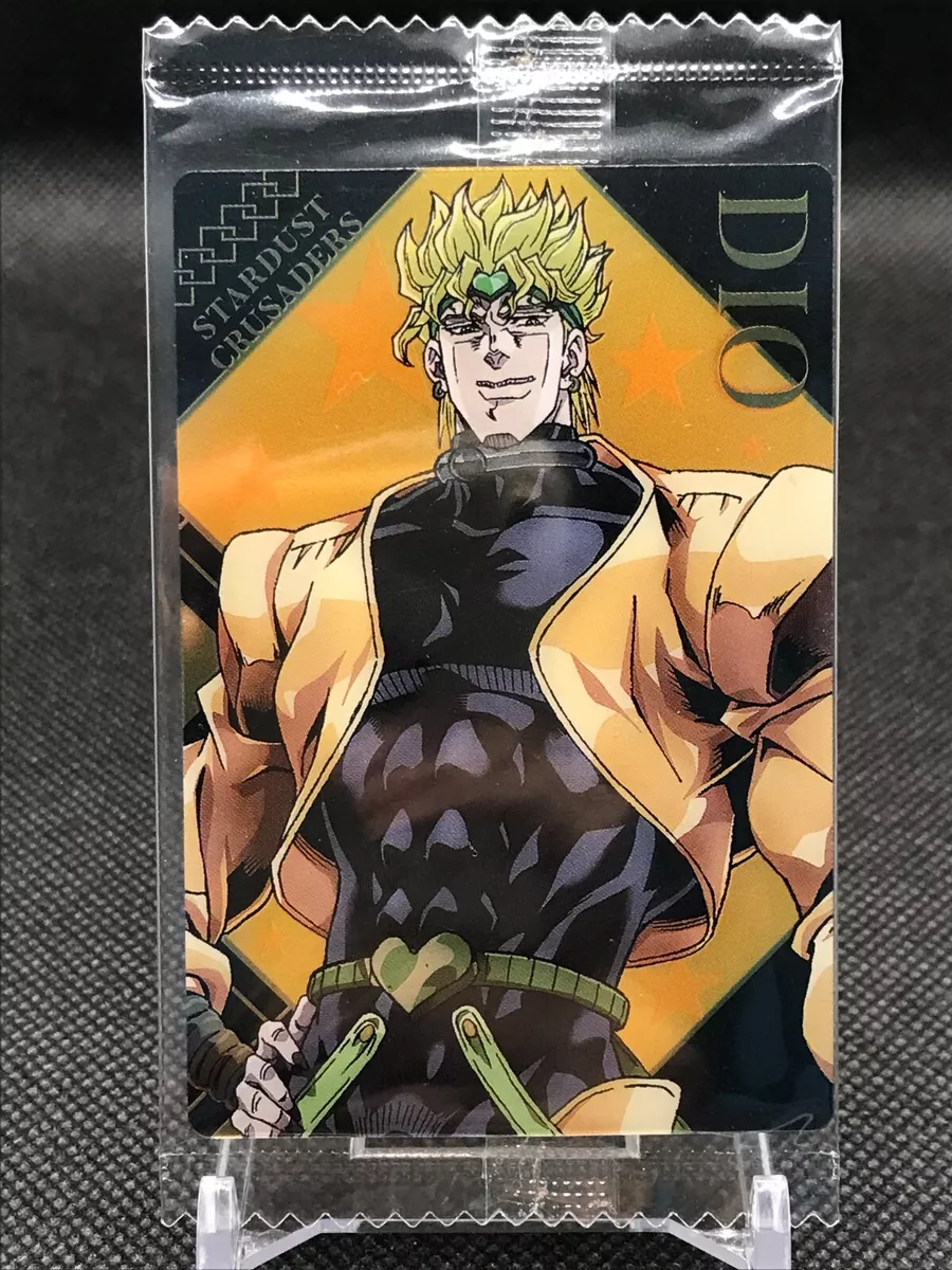 DIO BRANDO JOJO'S BIZARRE ADVENTURE Wafer Card TCG BANDAI Made In JAPAN  No.10