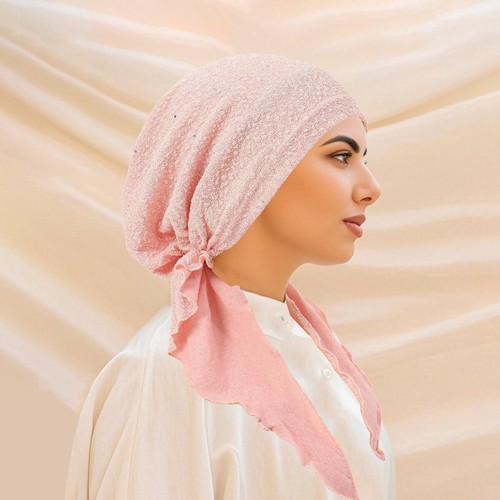 Sombreros de hiyab para mujeres musulmanas gorras de turbante cubierta para la cabeza gorro islámico árabe indio - Imagen 5 de 55