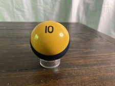 Vintage pool billiards REPLACEMENT BALL number 10 Stripe