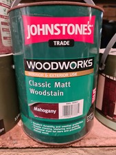 Johnstone Woodworks Classic Matt Holzlasur Mahagoni - 5 Liter Innen/Außen