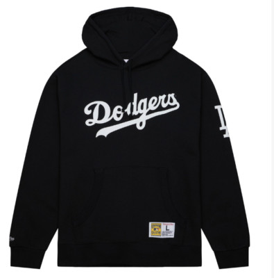 Los Angeles Dodgers Mitchell & Ness Game Time Vintage Hoodie