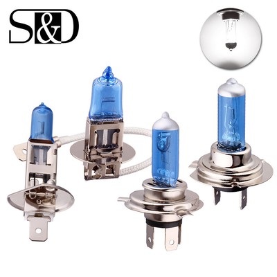 H4 12V//24V 55//60W 75//70W 90//100W Halogen Headlight Driving Fog Lamp Bulb 4300K