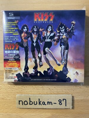 KISS Destroyer 45th Anniversary Deluxe Edition JAPAN ONLY 2 SHM CD