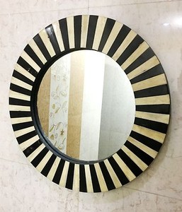 Wall Hanging Mirror Bedroom Horn/Bone Inlay Frame ...
