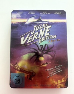 Jule Verne 3 Disc Set Limited Edition 9 Filme DVD Box 3 DVD´s  guter Zustand 568