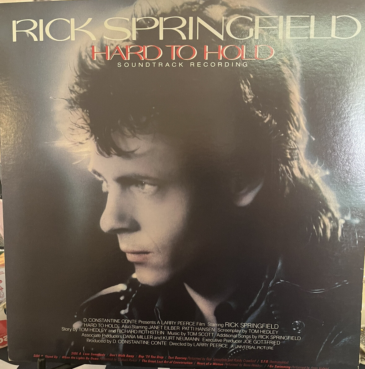 Rick Springfield – Hard To Hold - Soundtrack Recording LP