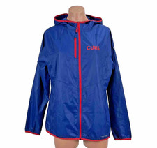 Chicago Cubs Majestic Strong Will Dry Base Full-Zip Hooded Jacket M Medium Blue
