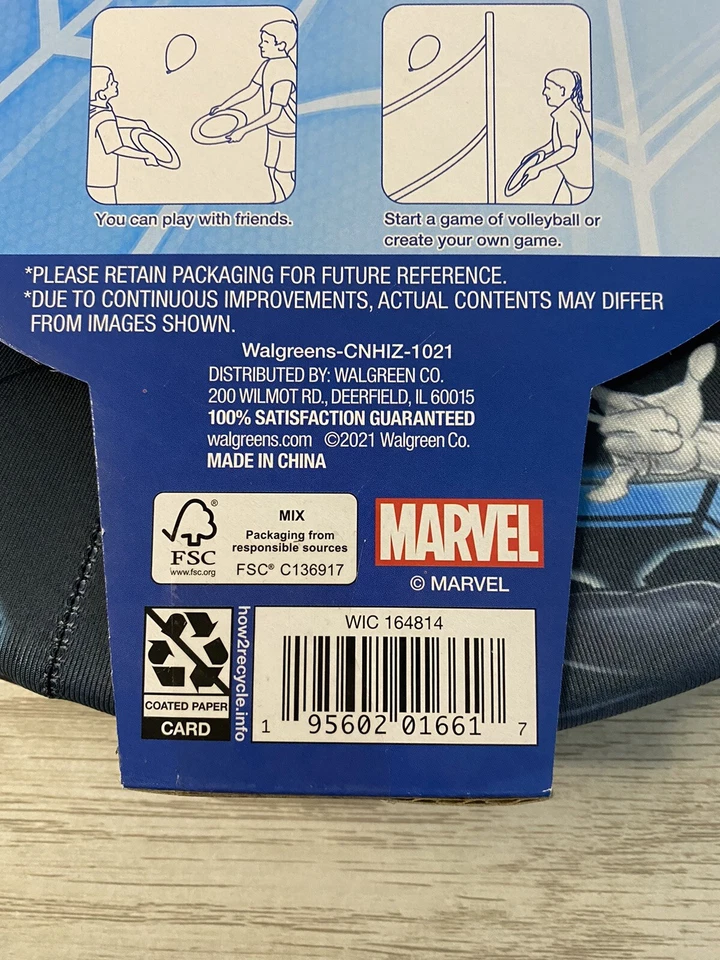 Nuevo Marvel Spider-Man Globo de Agua Disco Paleta - 2 Paletas y 50 Globos Foto 4 de 4