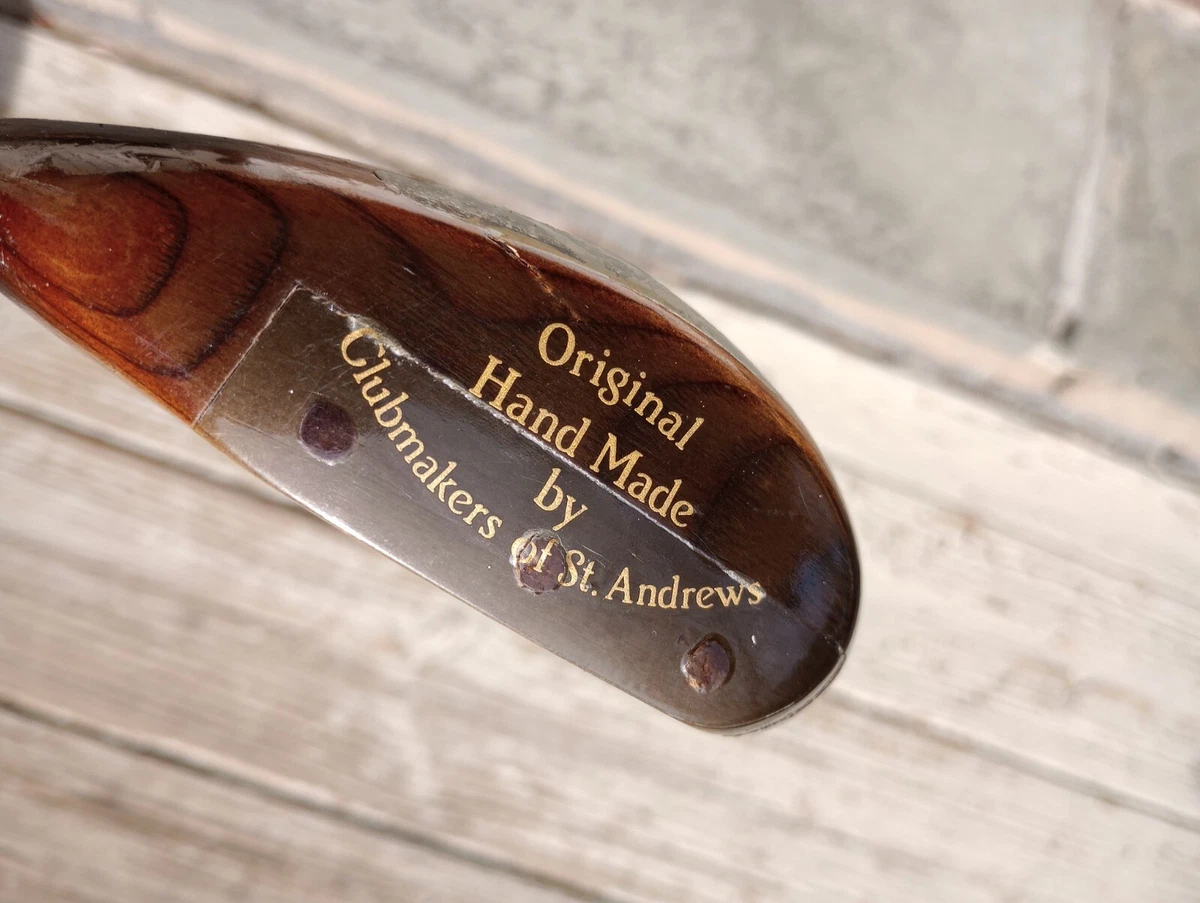 Clubmakers Of St. Andrews Old Course Wood Shaft Golf Club | eBay