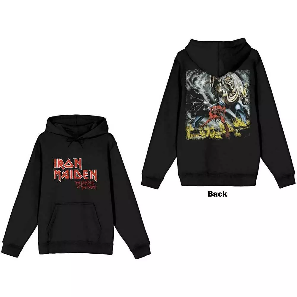 Hoodie top iron maiden
