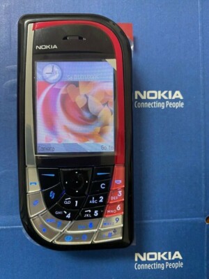 Unlocked Nokia 7610 Black/red GSM Tri-Band Camera Bluetooth Smartphone